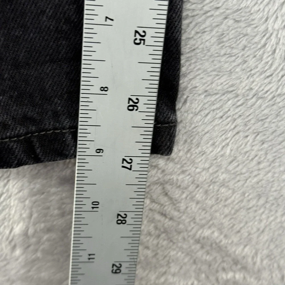 Levis Mens 501 Jeans Original Fit 100% Cotton Denim Button Fly Straight 34 Black
